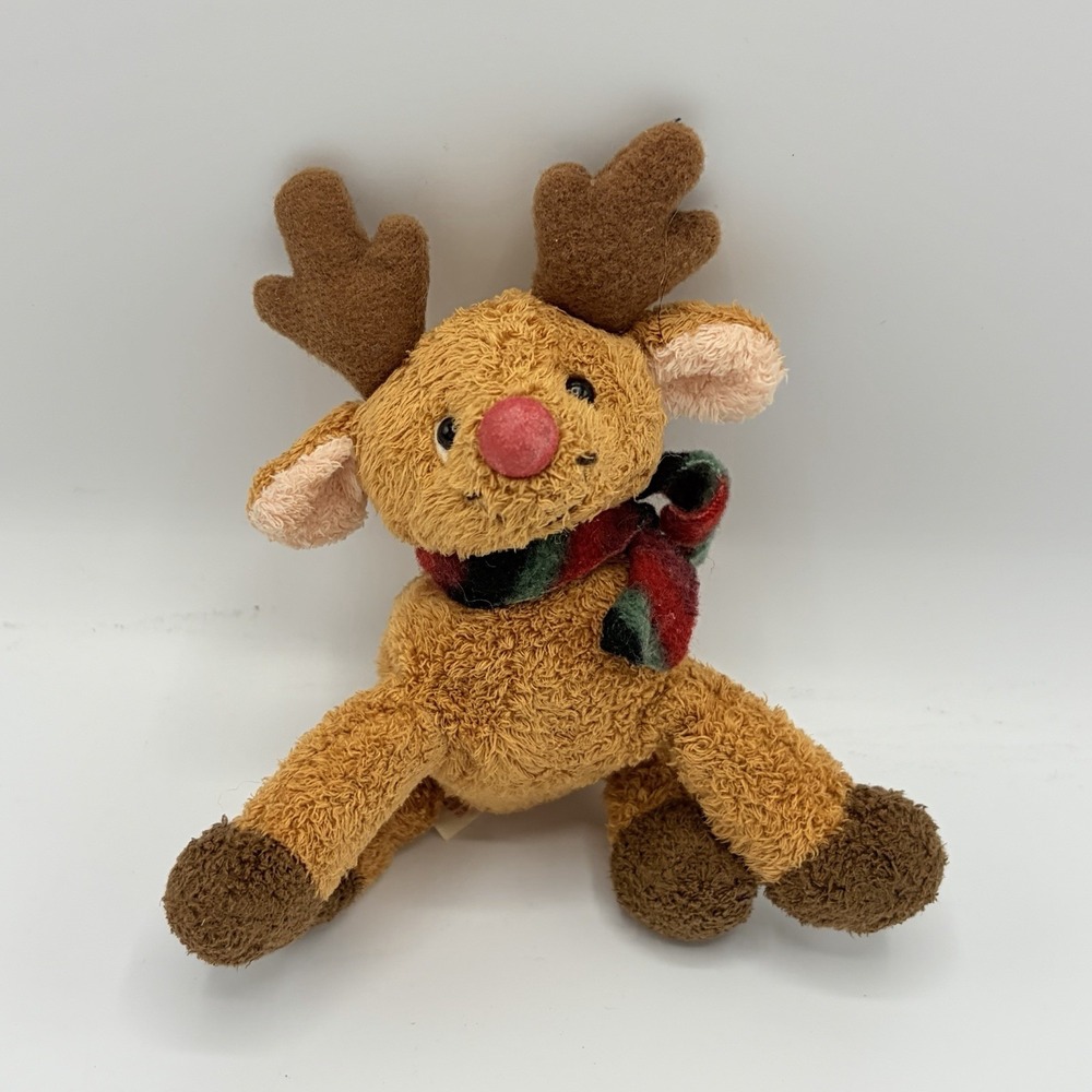 Russ Berrie Luv Pets Rooftop Reindeer Mini 5" Soft Plush